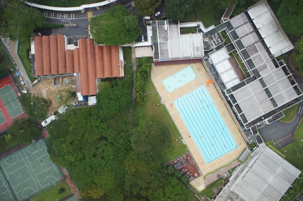 UAV NUS swimming pool small